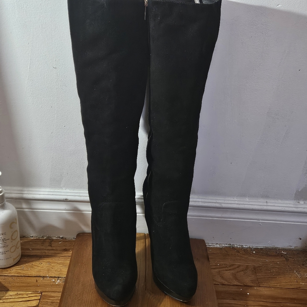 Michael Kors Black Over the Knee Boots